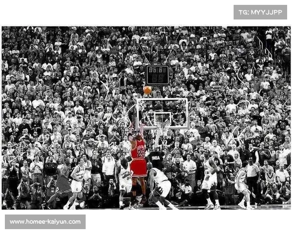 乔丹前总决赛G场三分，摊手耸肩名场面永载篮球史册